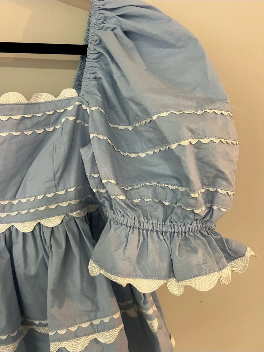 NWT Sofie the label cropped babydoll top size small - Picture 6 of 10
